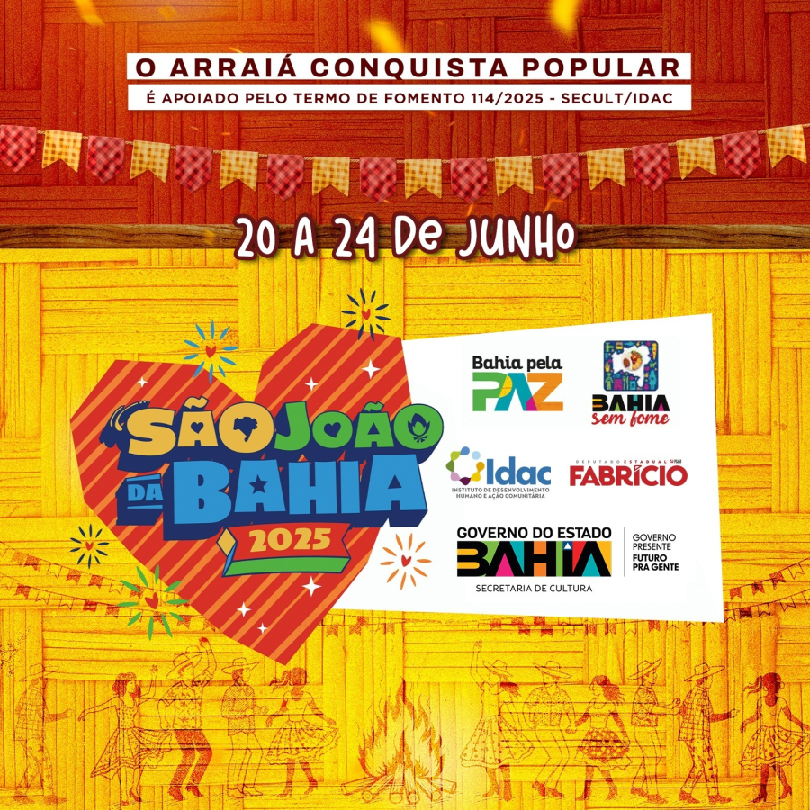 Arraiá Conquista Popular movimenta bairros, povoados e distritos de Vitória da Conquista com cultura, tradição e inclusão social.